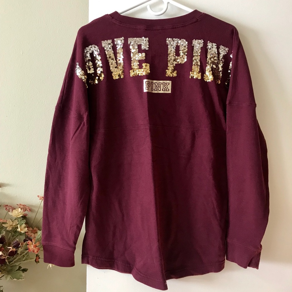 Victoria’s Secret Pink Sequined sweater size XS